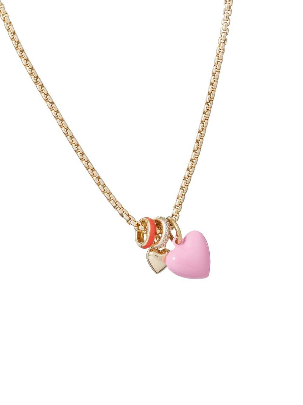 The Box Chain heart-pendant necklace - 2
