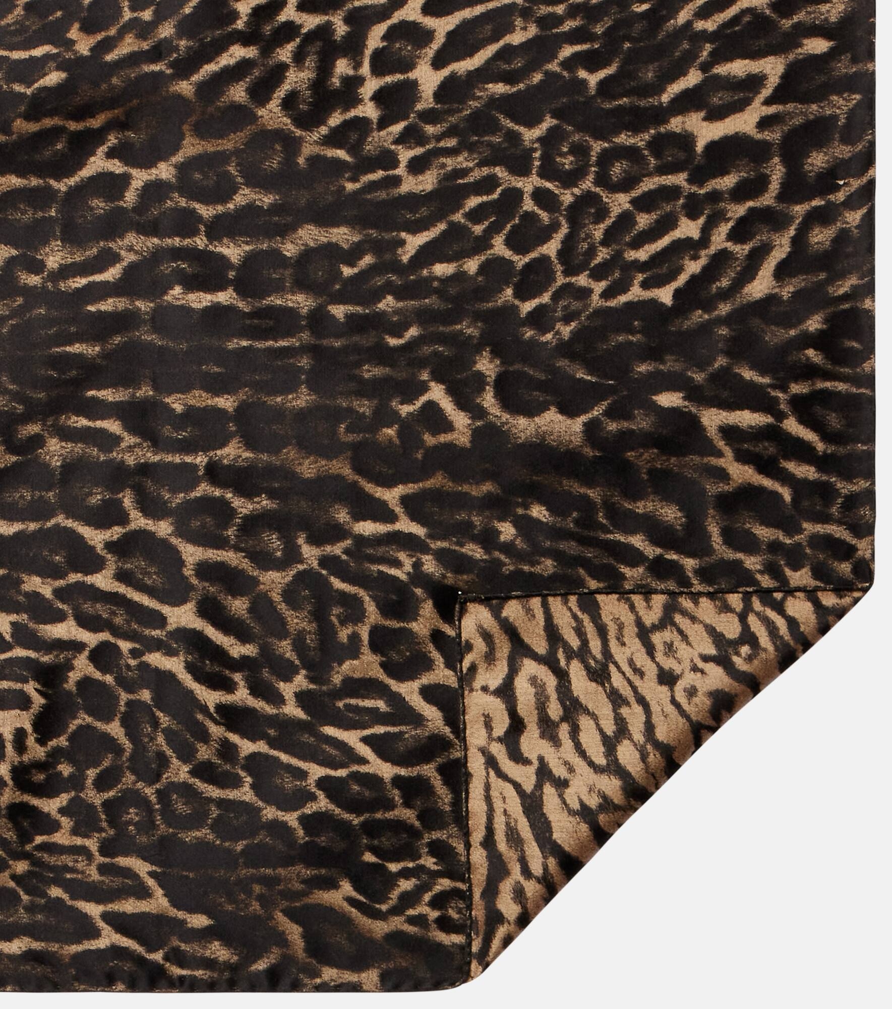 Leopard-print silk and cashmere scarf - 5