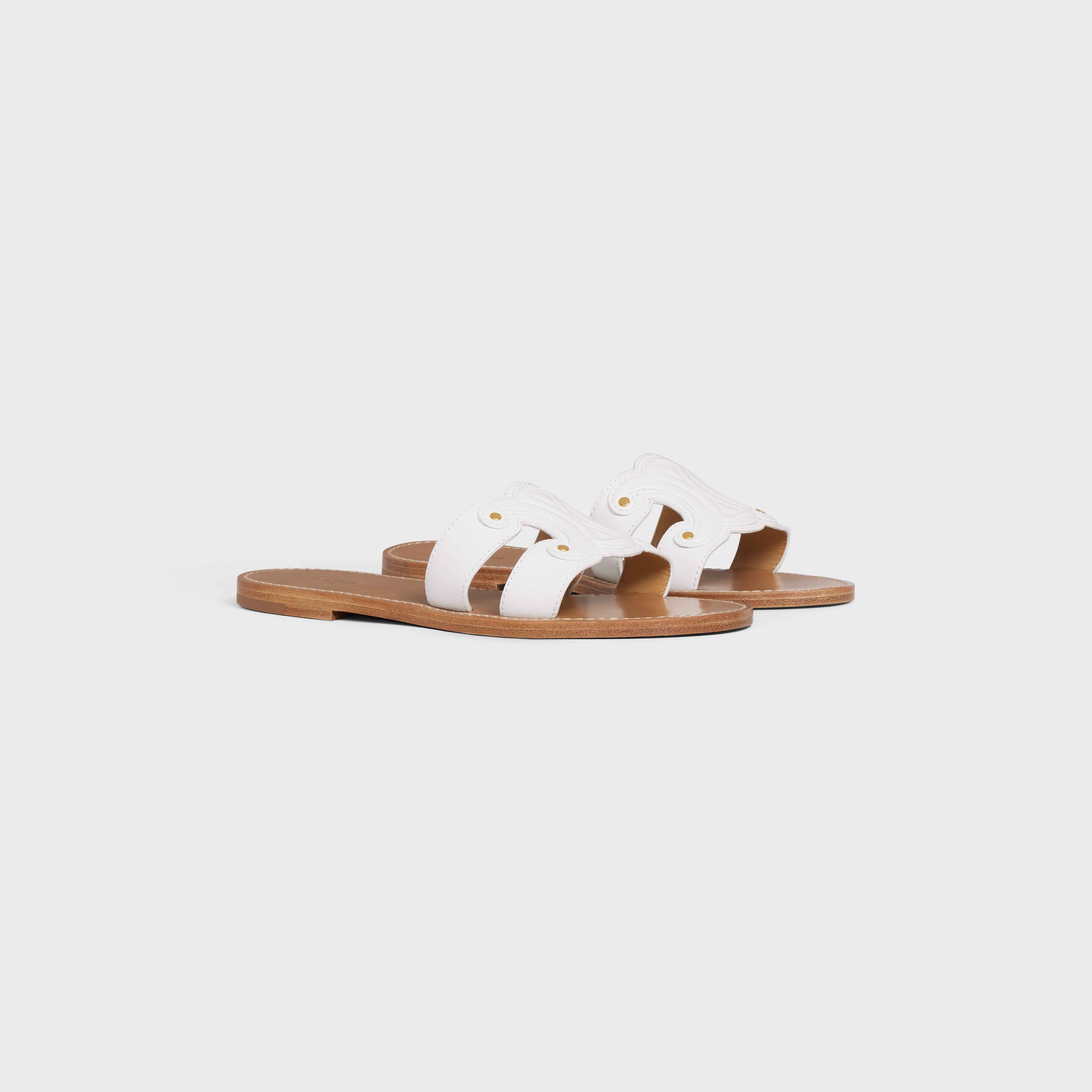 CELINE TRIOMPHE MULE in CALFSKIN - 2