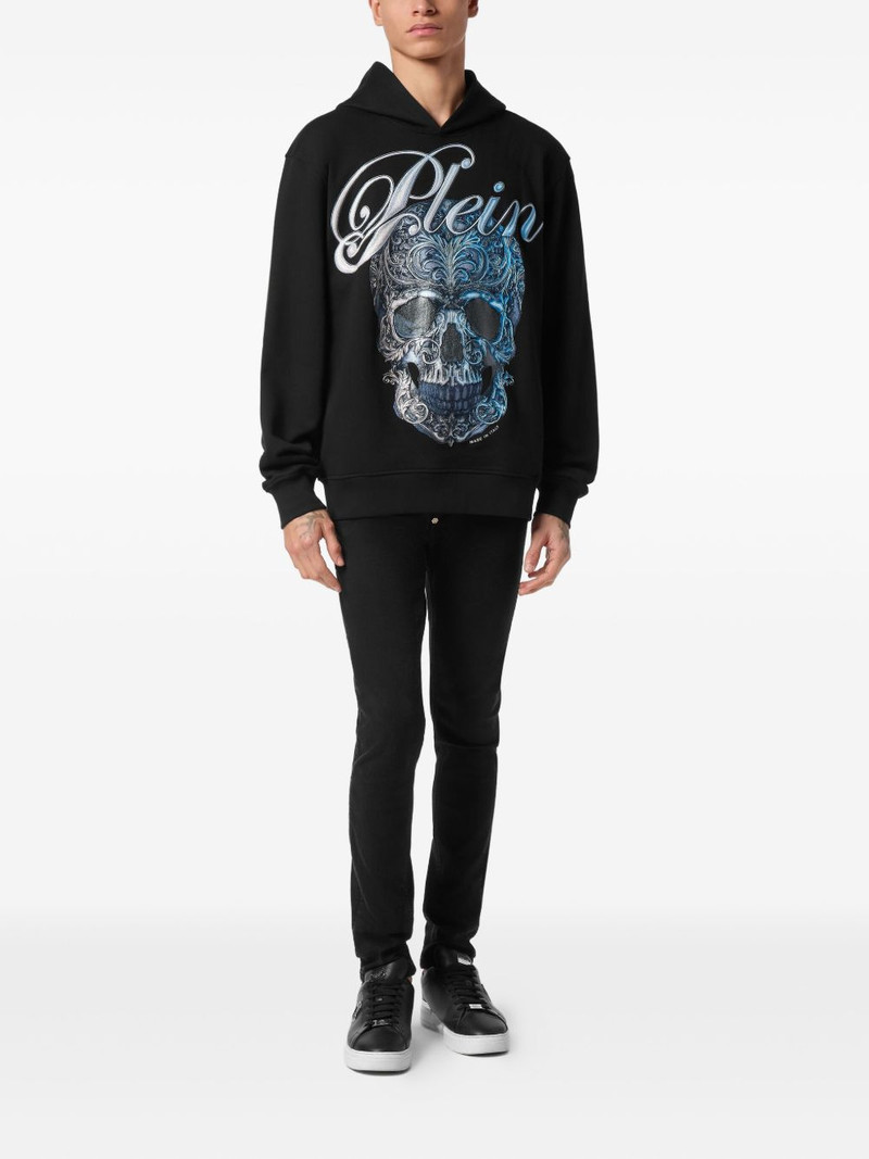PHILIPP PLEIN skull-print hoodie outlook