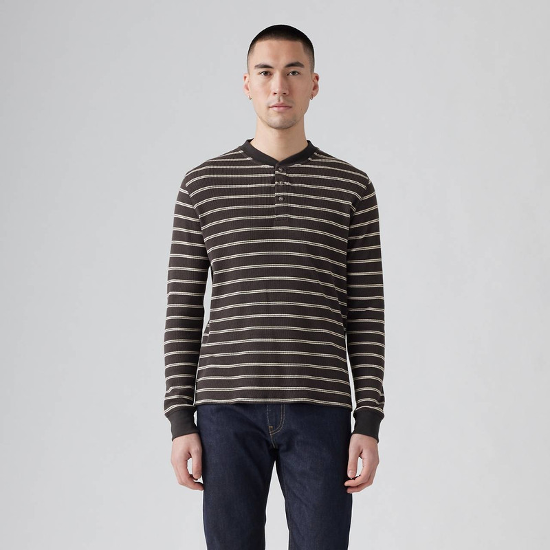 LONG SLEEVE THERMAL HENLEY 2