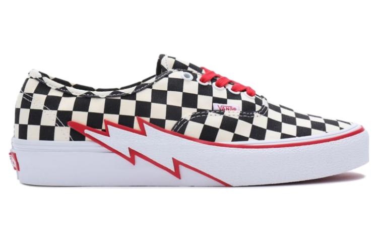(WMNS) Vans Authentic Bolt Checkerboard 'Black White' VN000BWCCKK - 2