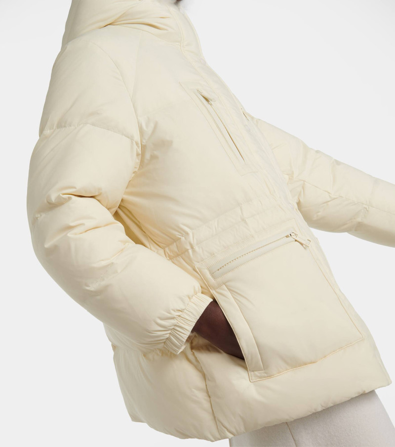 Shearling-trimmed down jacket 5