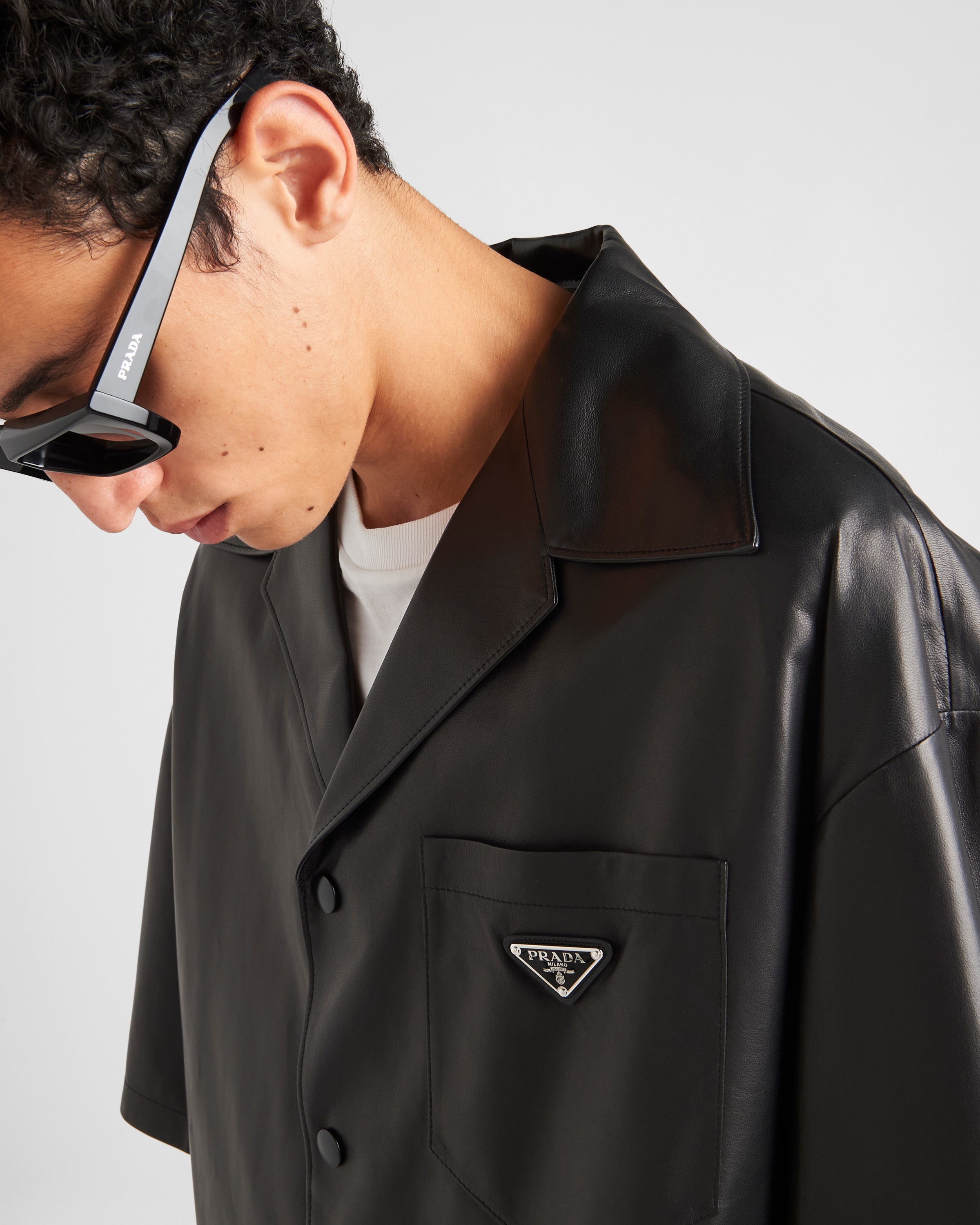 Nappa leather shirt - 4