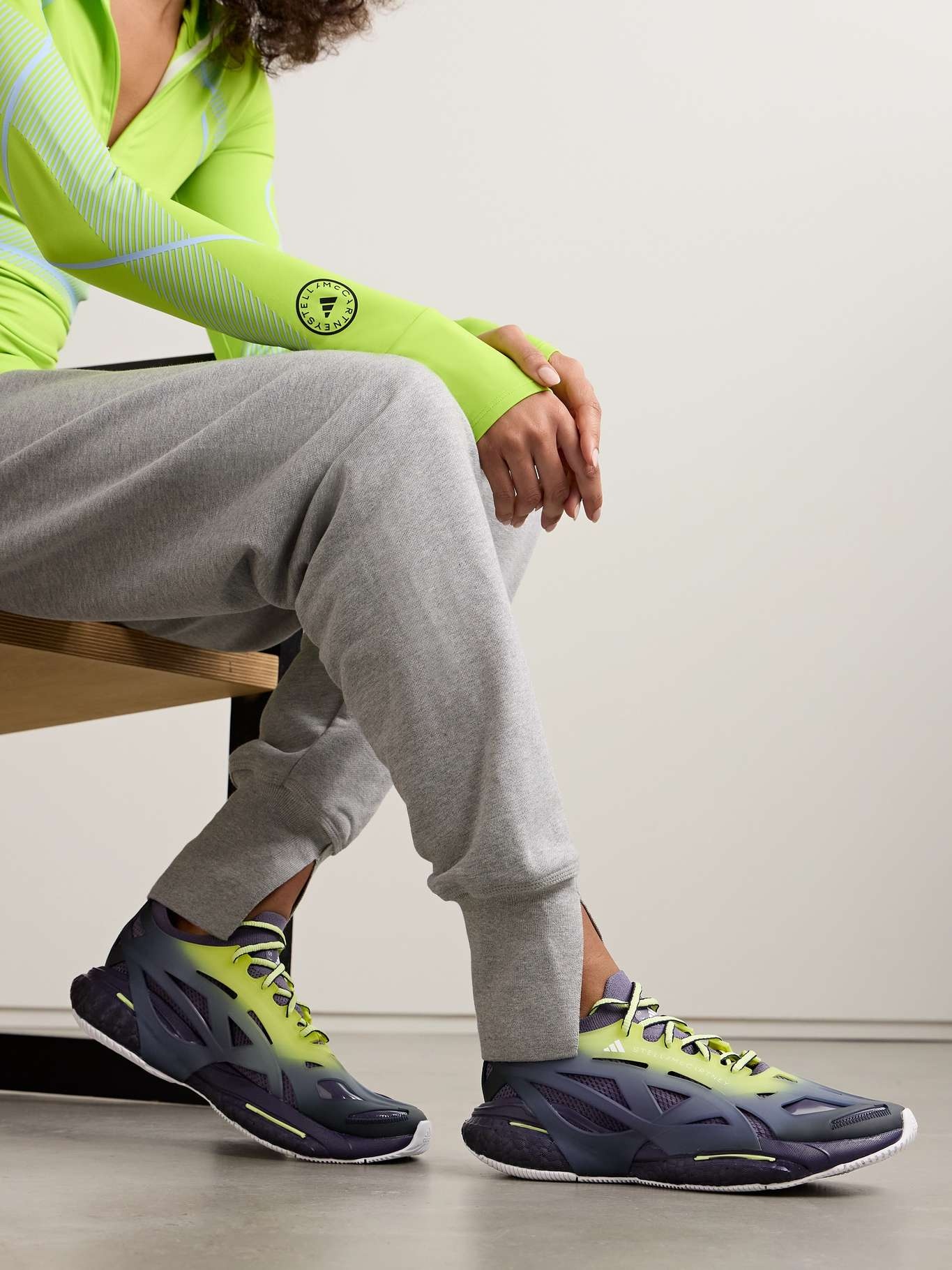 Solarglide Primeknit and rubber sneakers - 2