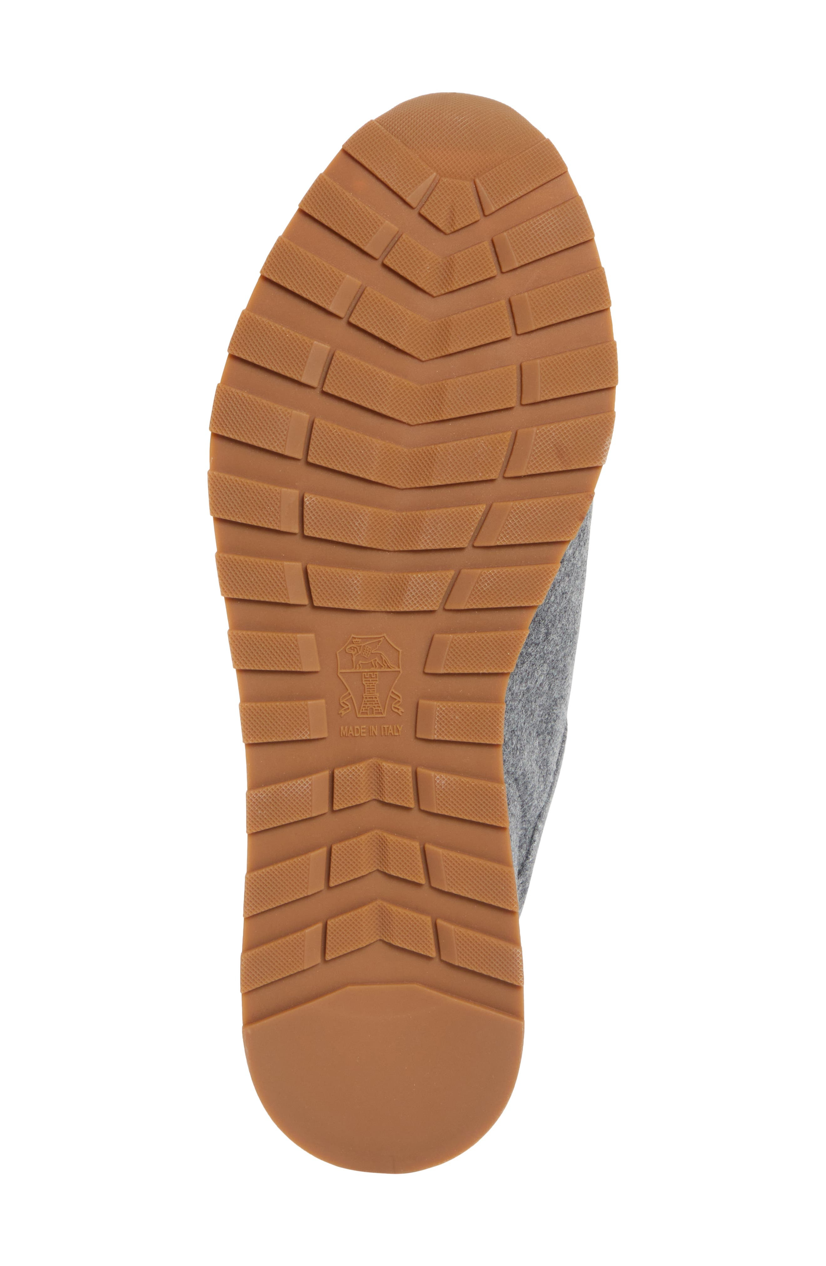 Brunello Cucinelli Mixed Media Runner Sneaker in C003 Charcoal at Nordstrom - 6