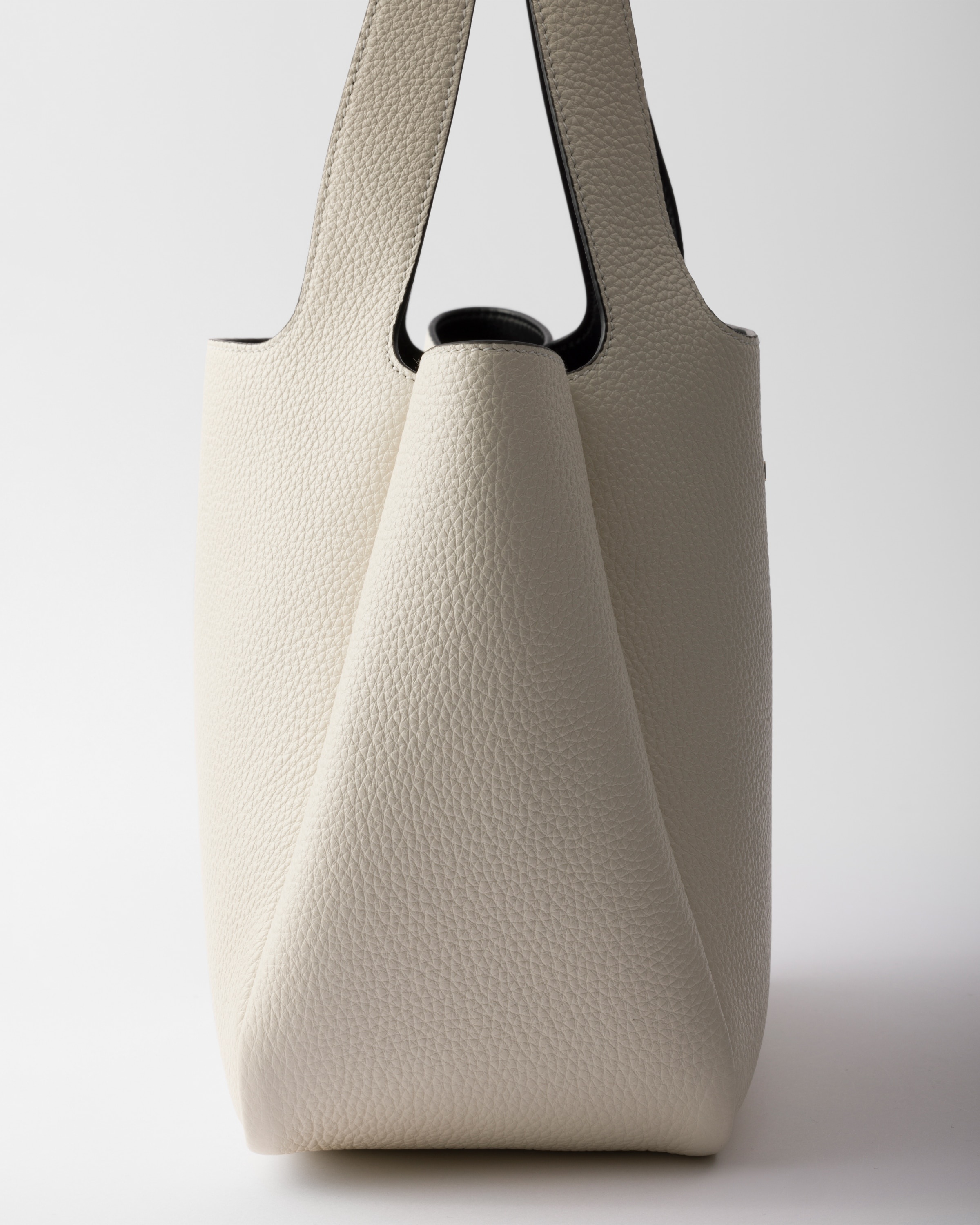 Small leather tote bag - 5