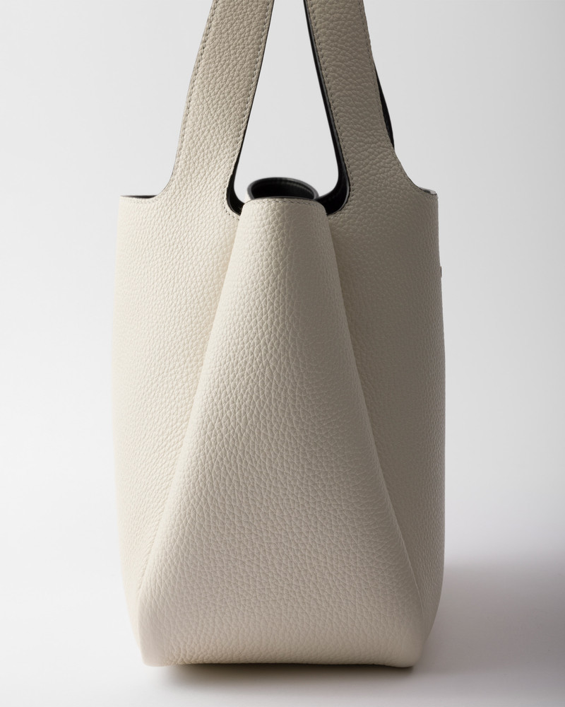 Small leather tote bag 5