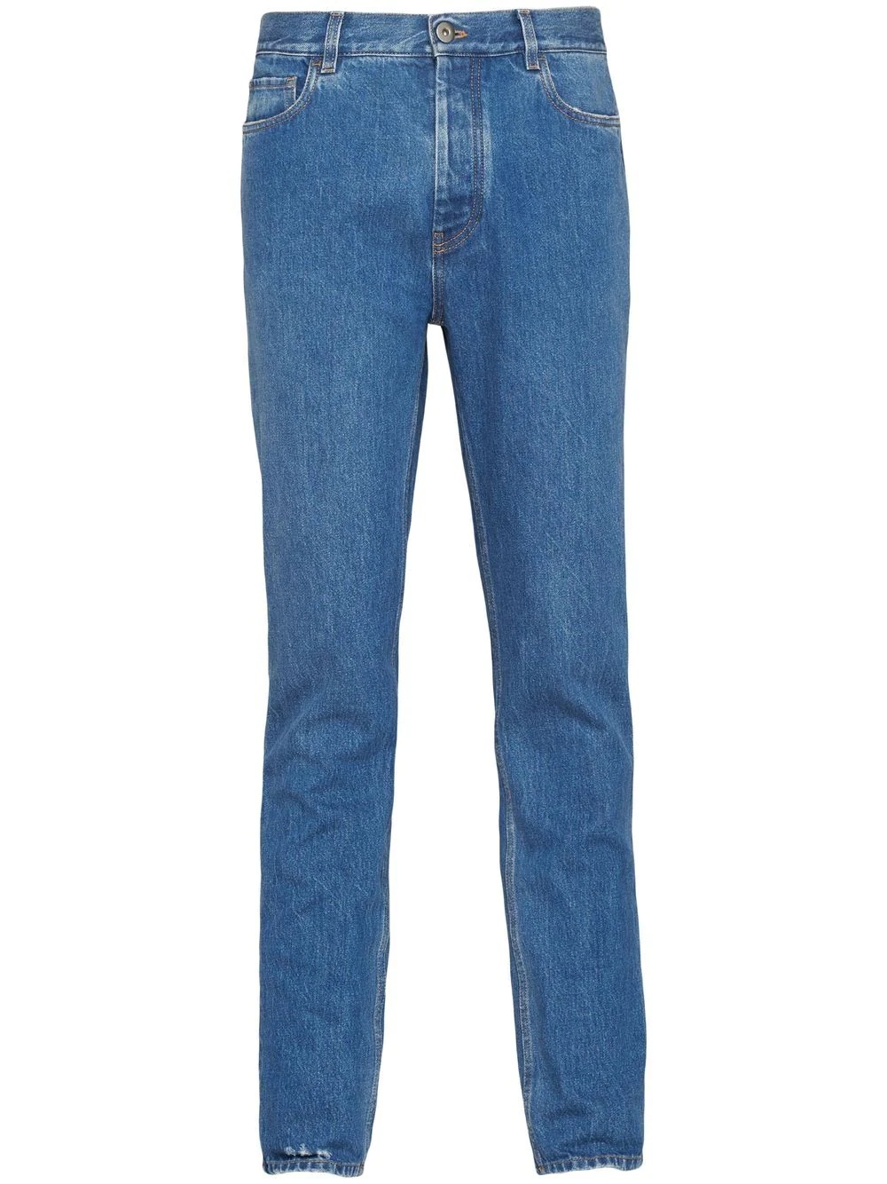 mid-rise slim-cut jeans - 1