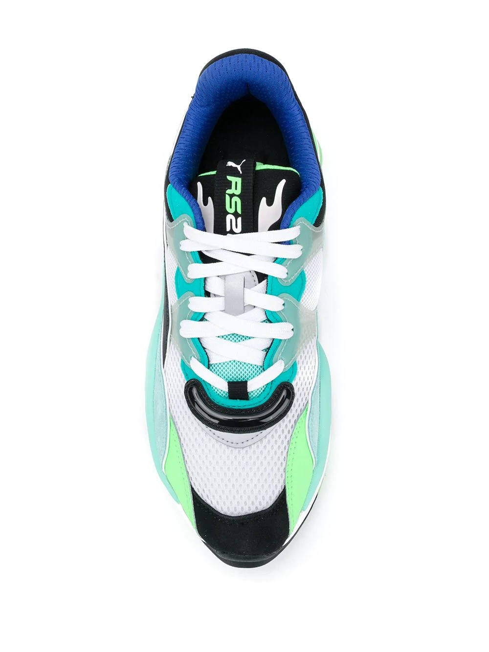 colour-block lace-up trainers - 4