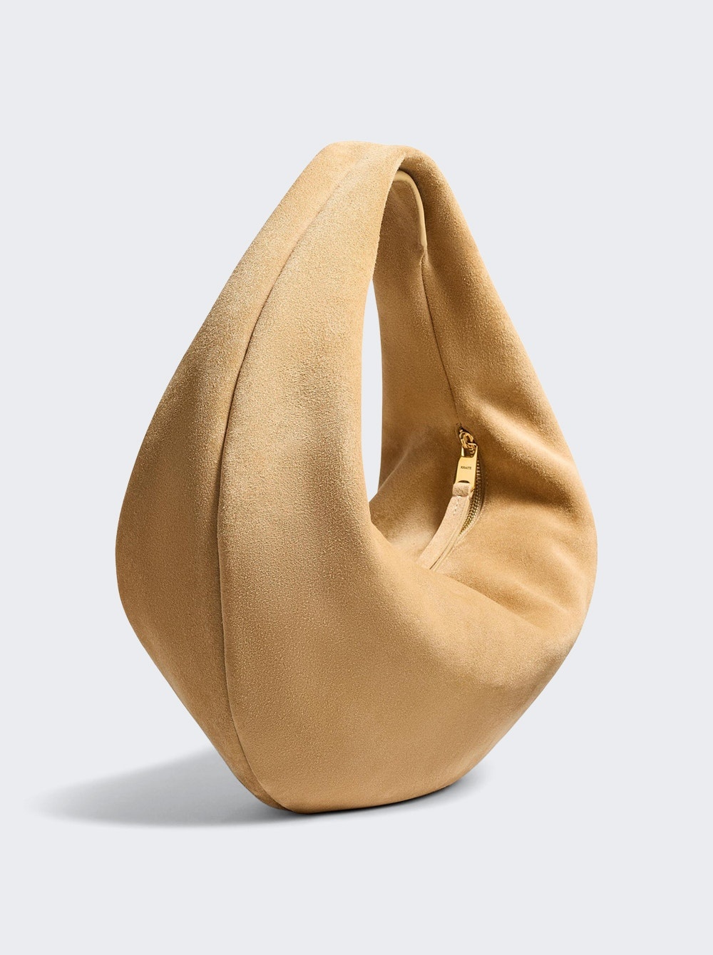 Medium Olivia Hobo Bag Wheat Suede - 4