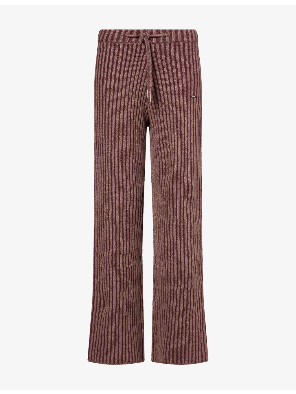 Straight-Leg Knitted Trousers - 1