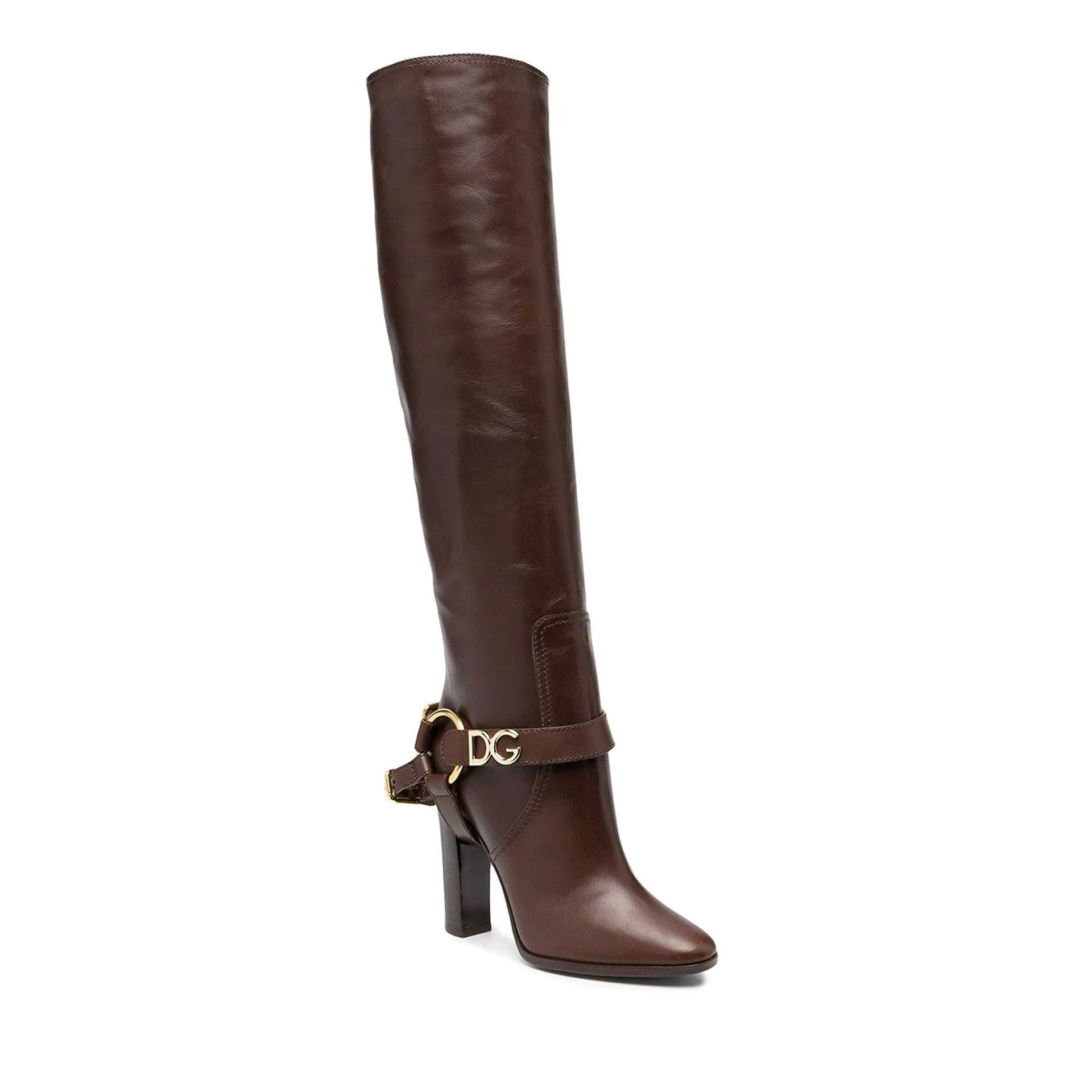 Dolce & Gabbana Leather Knee Boots Women - 2