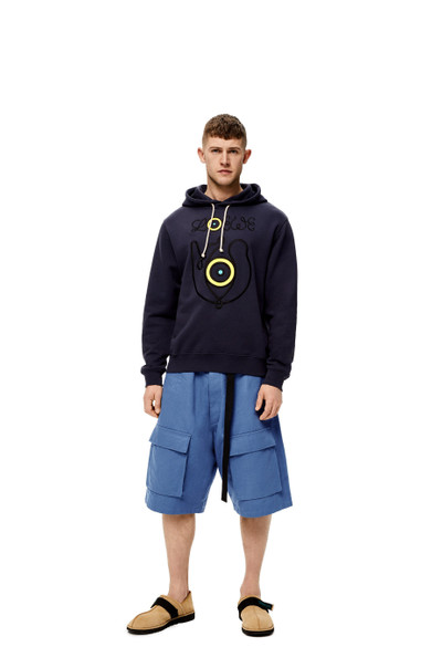 Loewe Cargo shorts in cotton and linen outlook