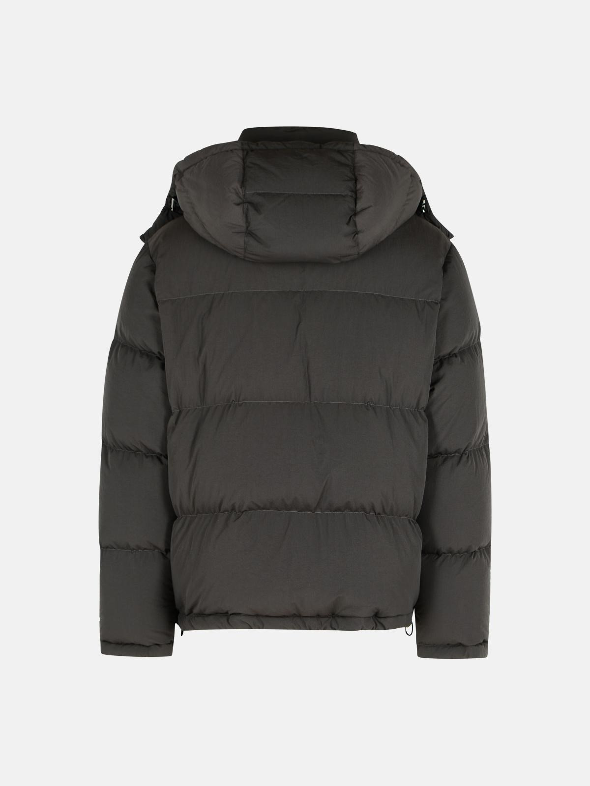 GREY POLYAMIDE DOWN JACKET - 3