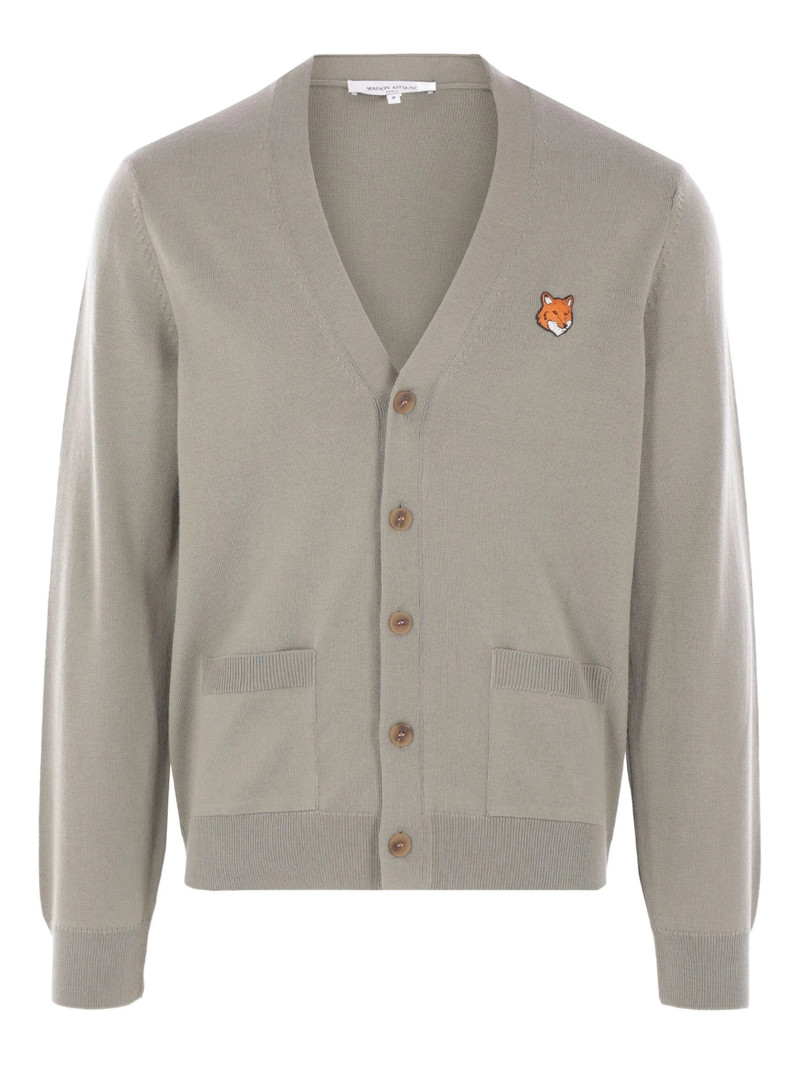Maison Kitsuné Fox-head Cardigan 1