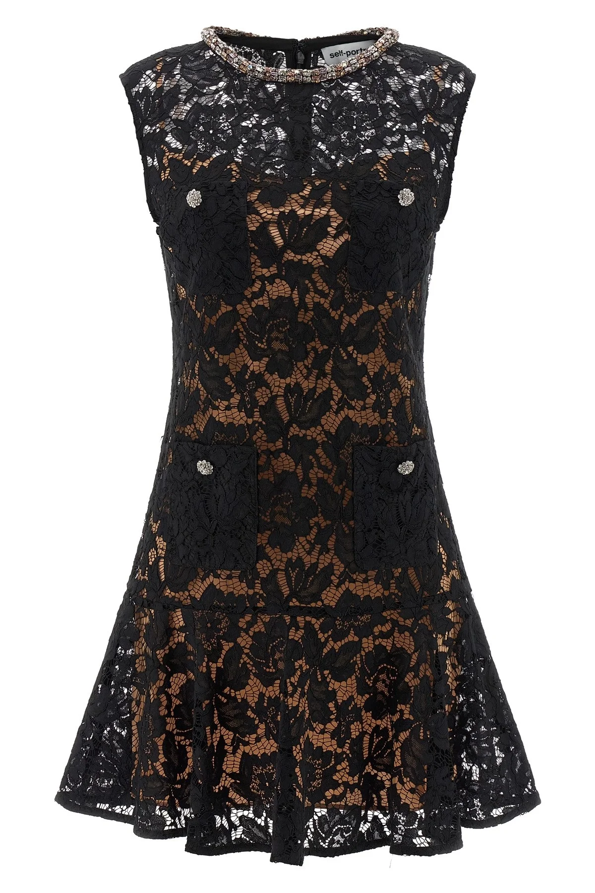 'Black lace crystal' dress - 1