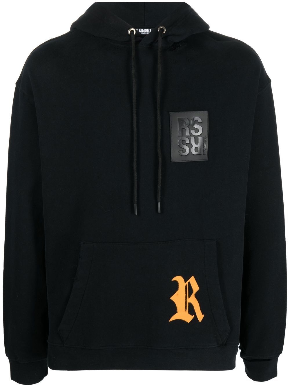 logo patch hoodie - 1