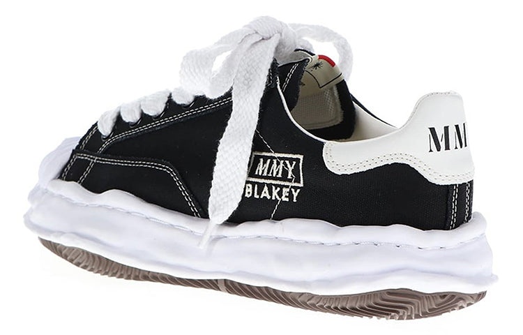 Maison MIHARA YASUHIRO BLAKEY OG Sole Canvas Low-top Sneaker 'Black' A08FW735-BLK - 5