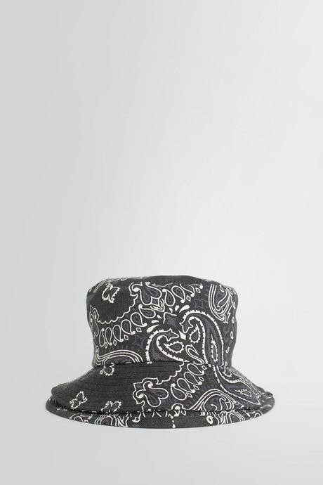 Sacai black and white double brim bandana bucket hat - 3