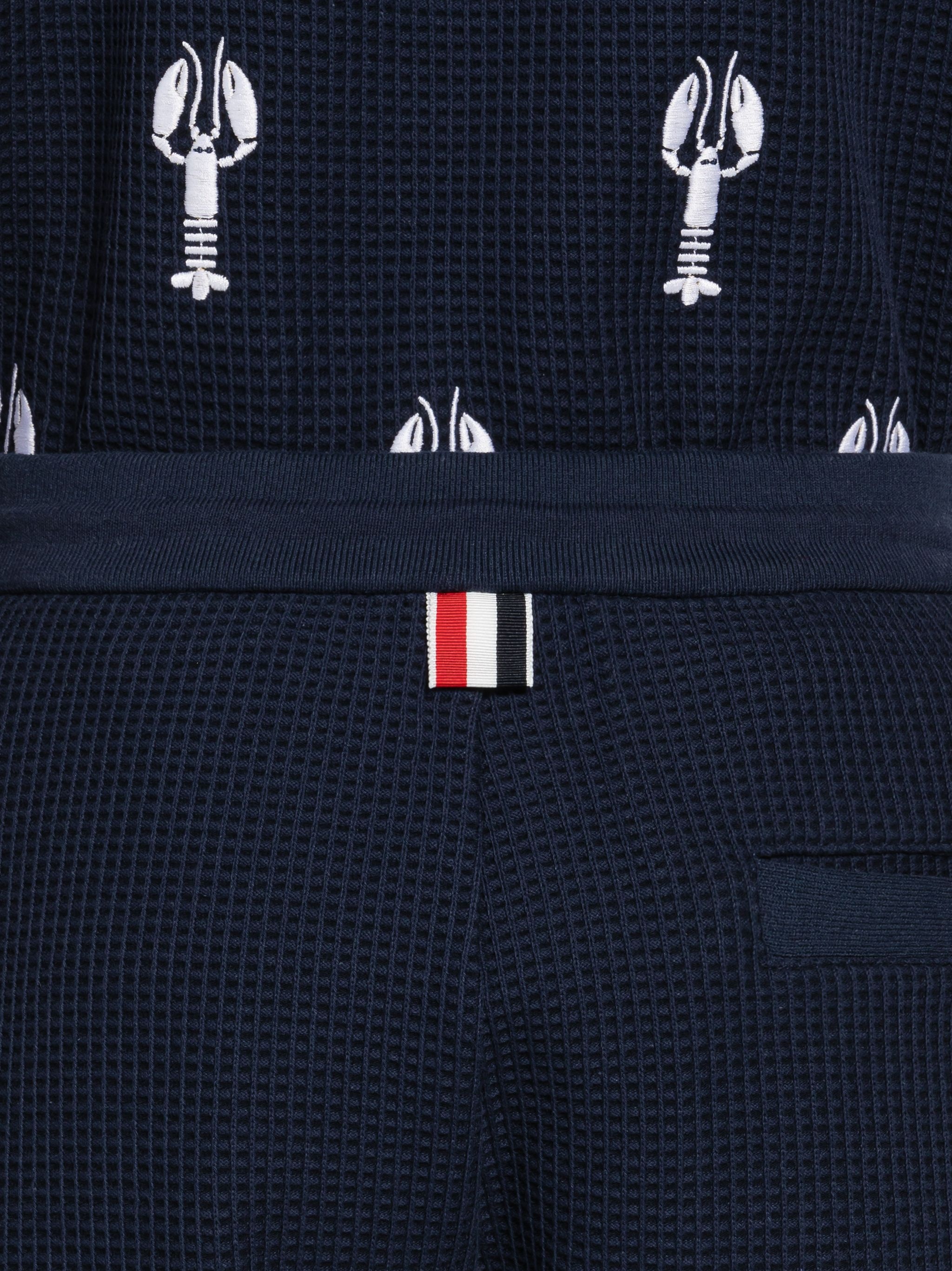 Check Lobster Mid Thigh Summer Shorts - 6