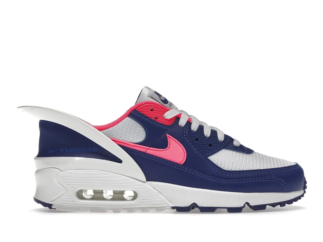 Nike Air Max 90 Flyease Deep Royal Blue Hyper Pink - 1
