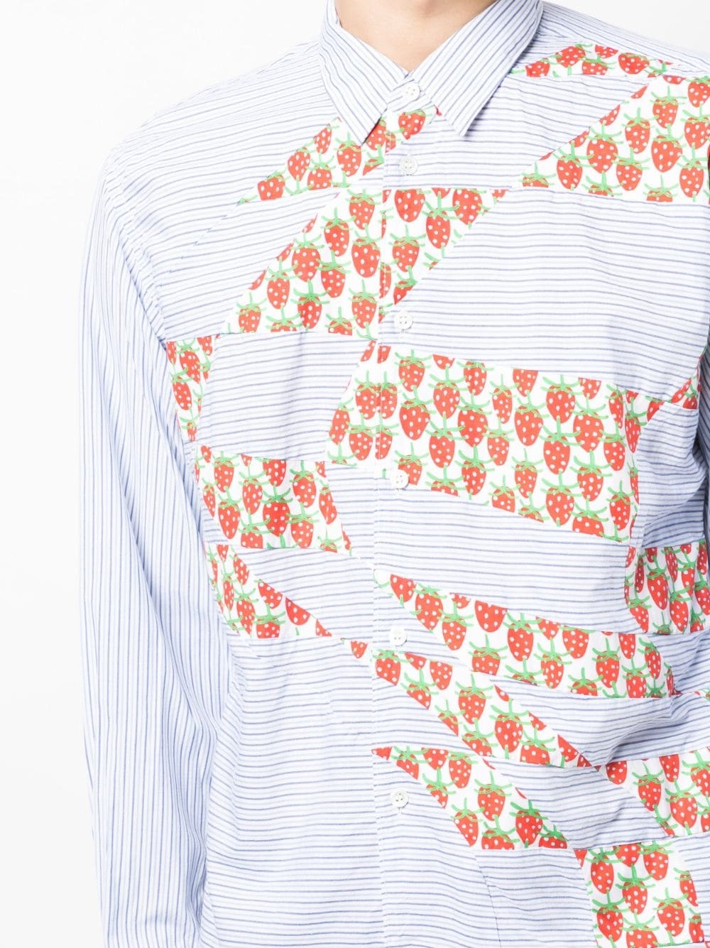 X BRENT WESTFALL STRAWBERRY PATCHWORK SHIRT - 4