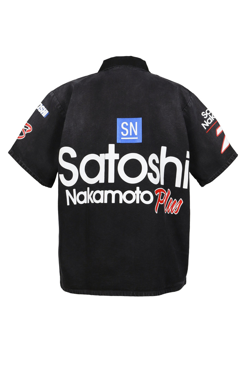 SATOSHI NAKAMOTO SATOSHI MECHANIC HALF ZIP / VTG BLK outlook