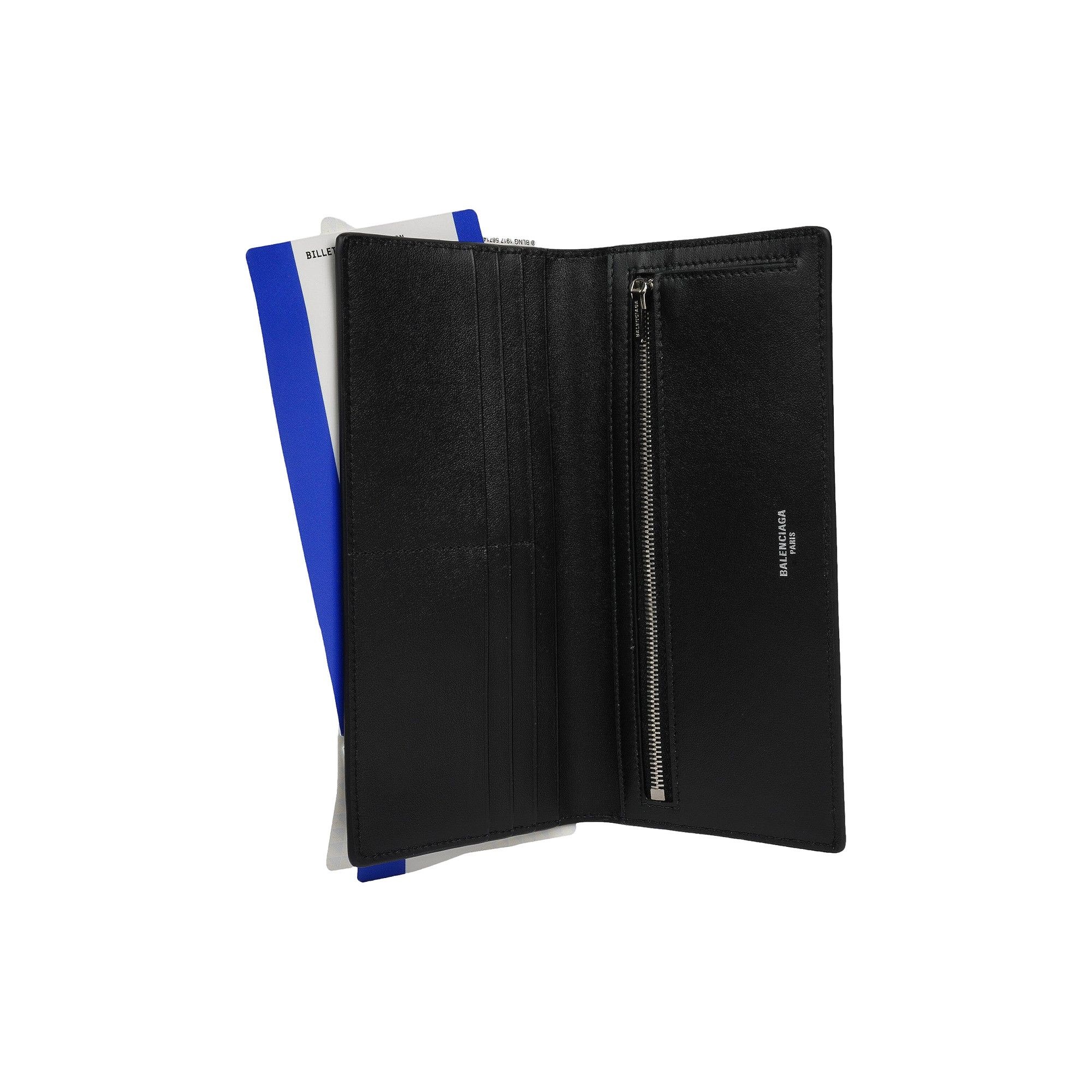 Balenciaga Passport Long Wallet 'Passport Burgundy' - 4