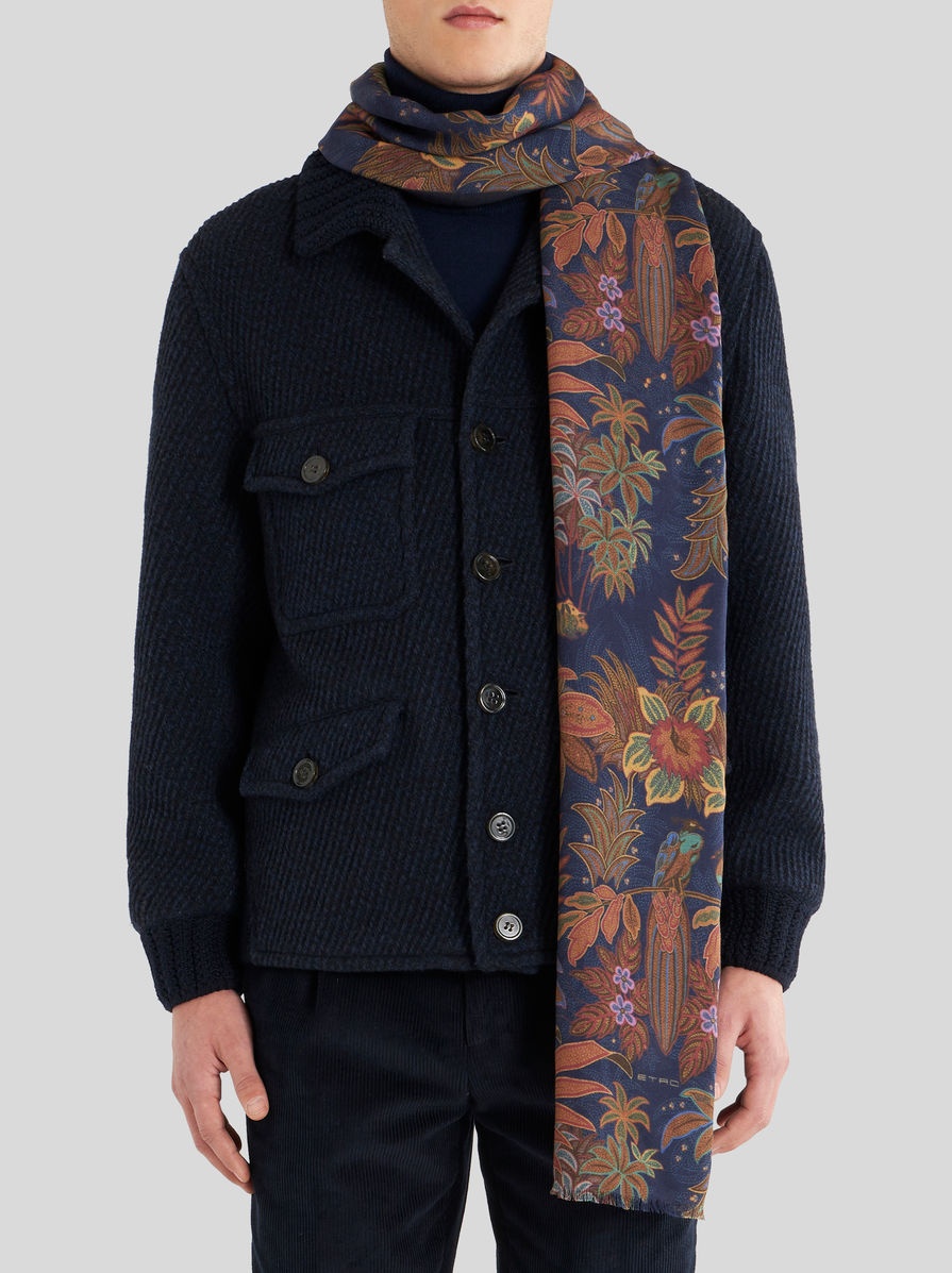 FLORAL FOLIAGE SCARF - 2