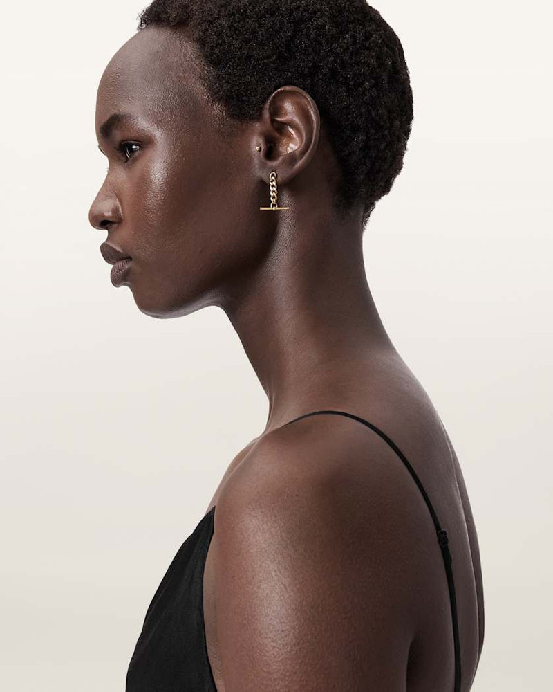 ALLSAINTS FERN MULTI CHAIN EARRING SET outlook