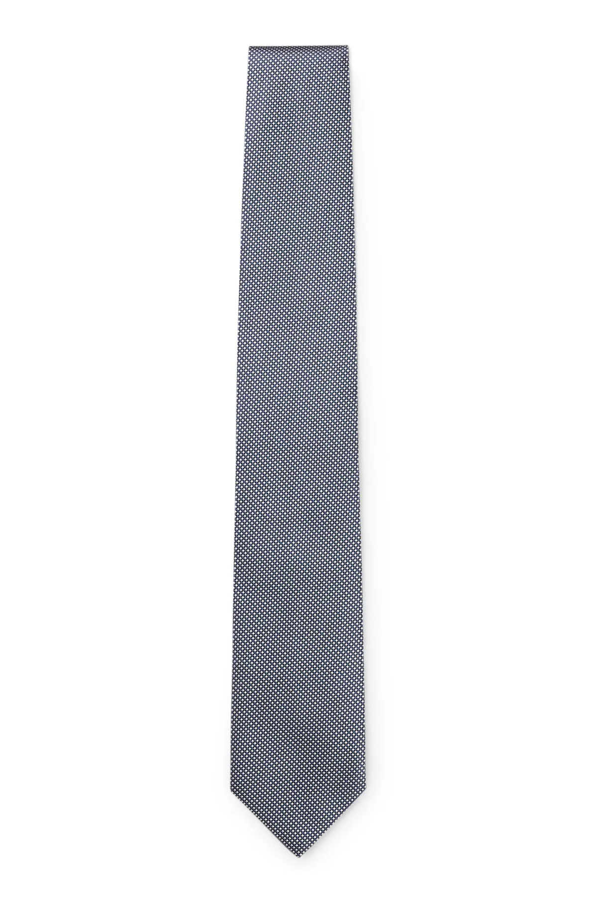 JACQUARD-PATTERN TIE IN SILK - 1