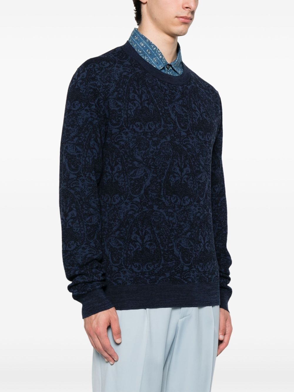 paisley-motif sweater - 3