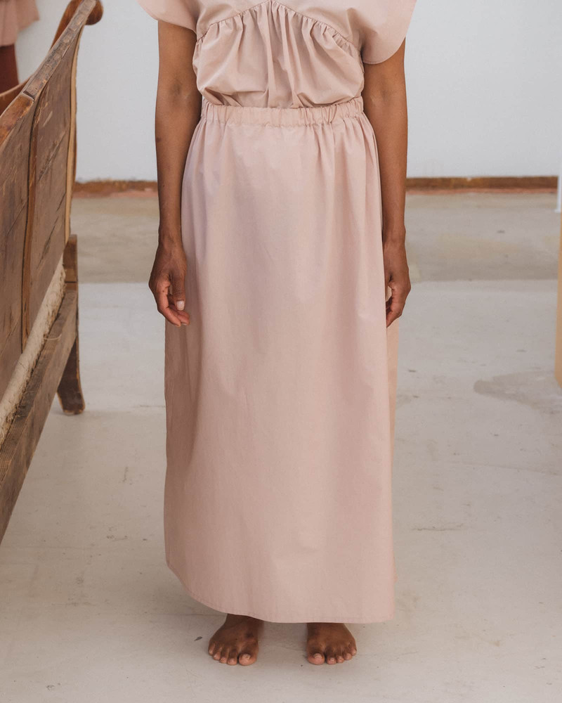 Cable Skirt - Organic Cotton Poplin 1