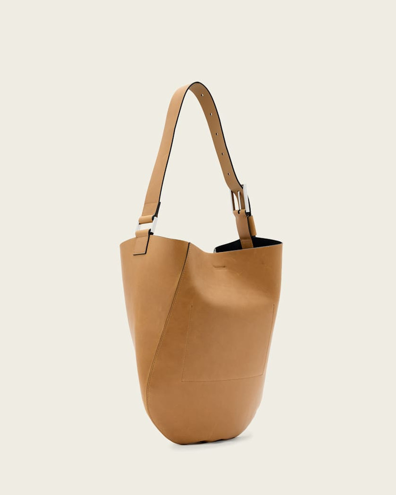 LUNA LEATHER HOBO SHOULDER BAG 8