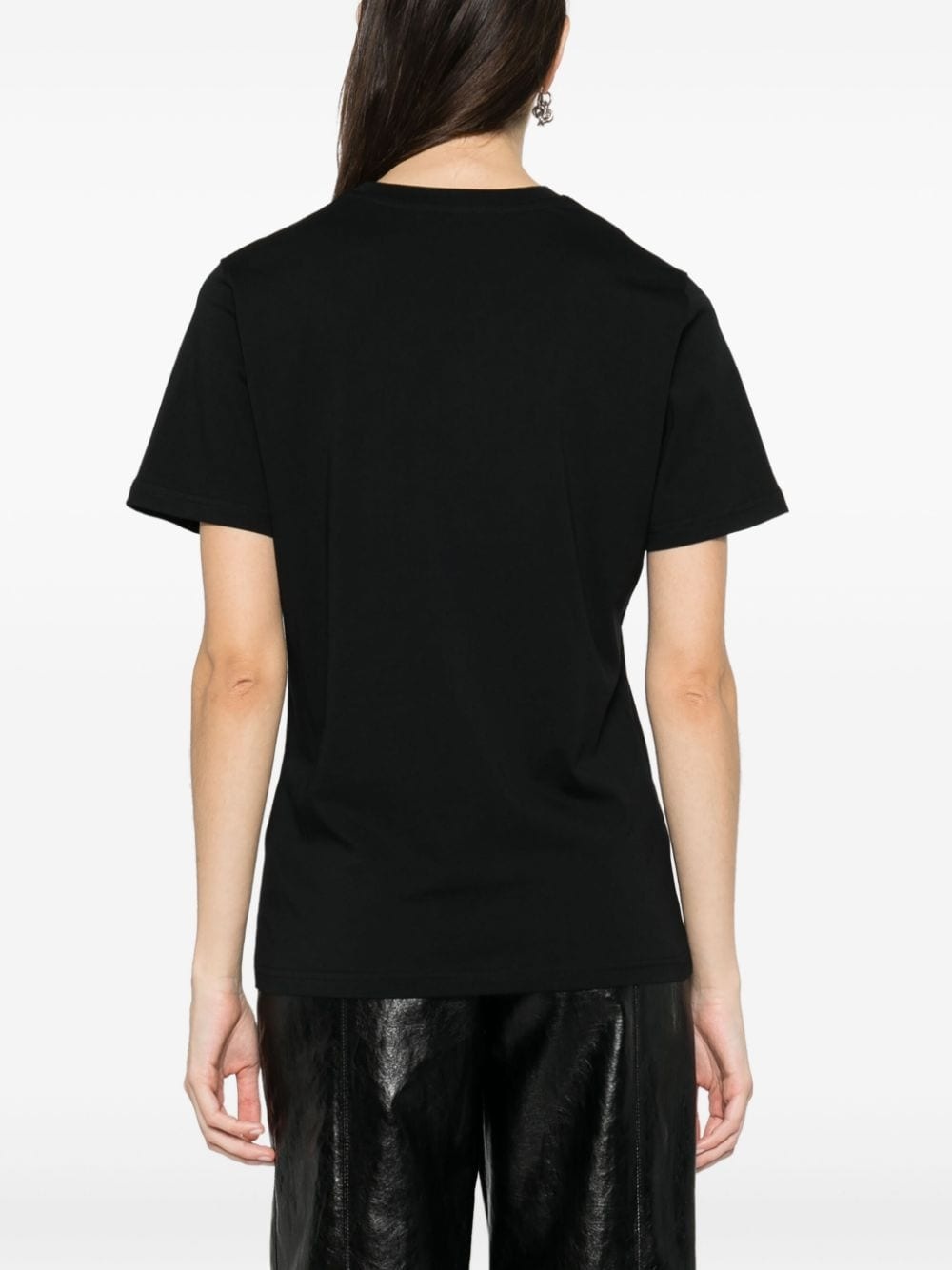 logo-print cotton T-shirt - 4