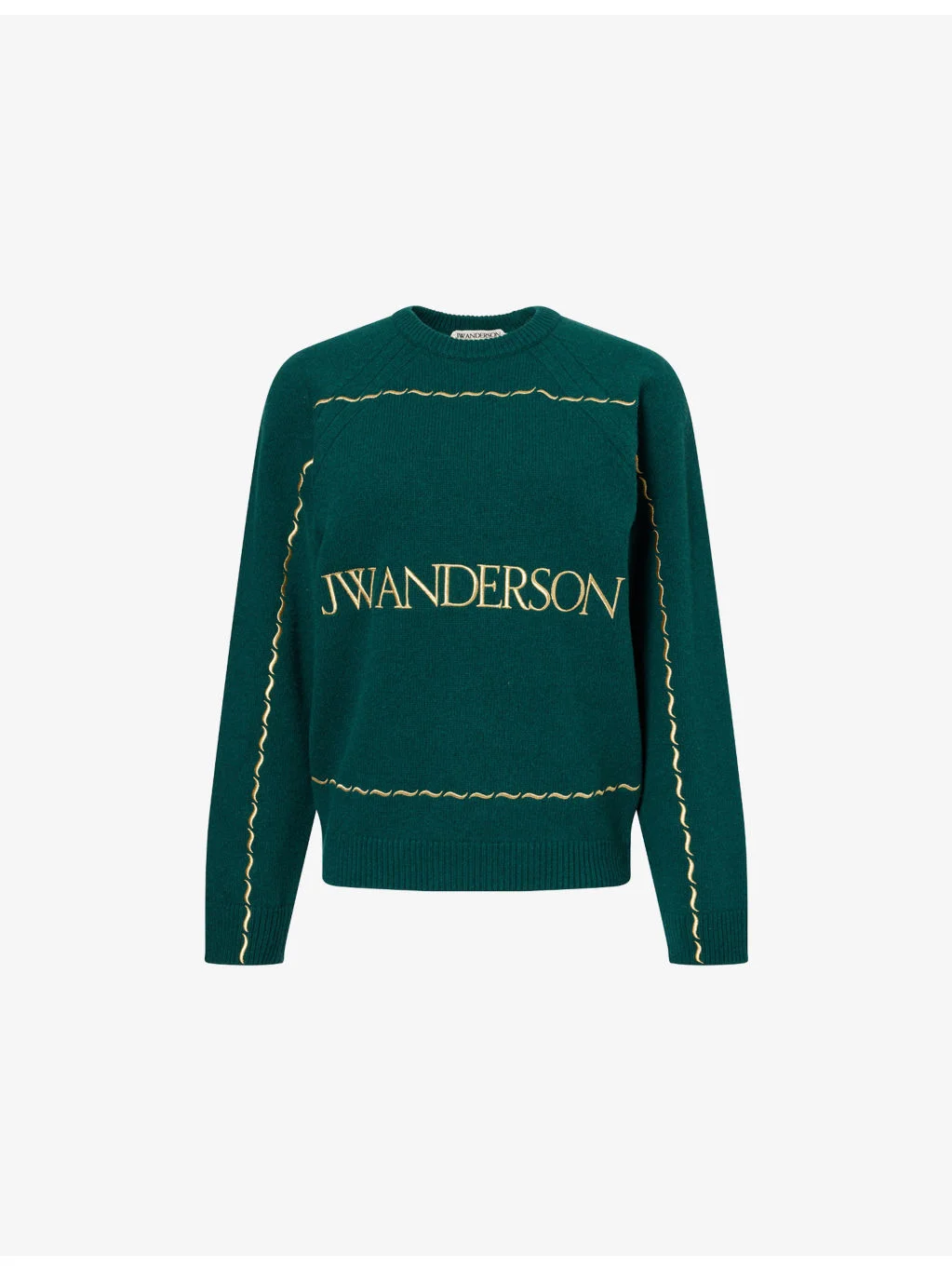 Logo-Embroidered Round-Neck Wool Jumper - 1