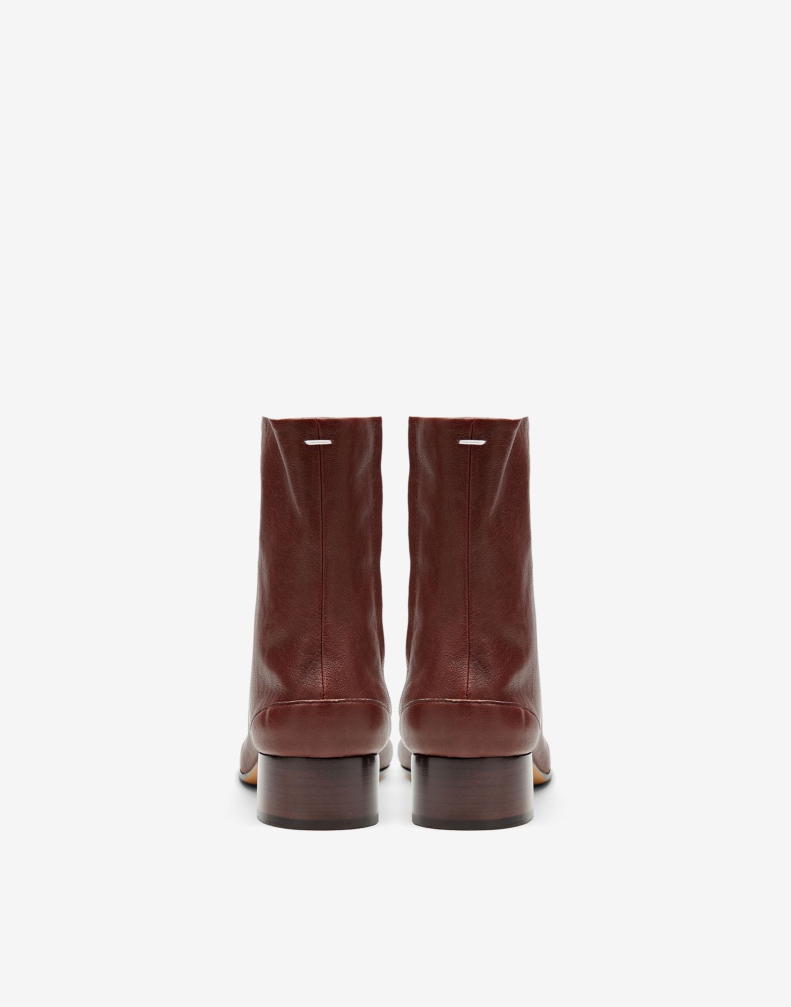 Maison Margiela Tabi vintage leather ankle boots | REVERSIBLE