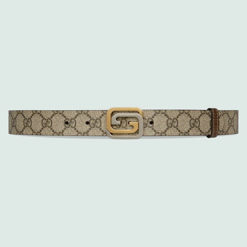 Reversible belt with squared Interlocking G 1