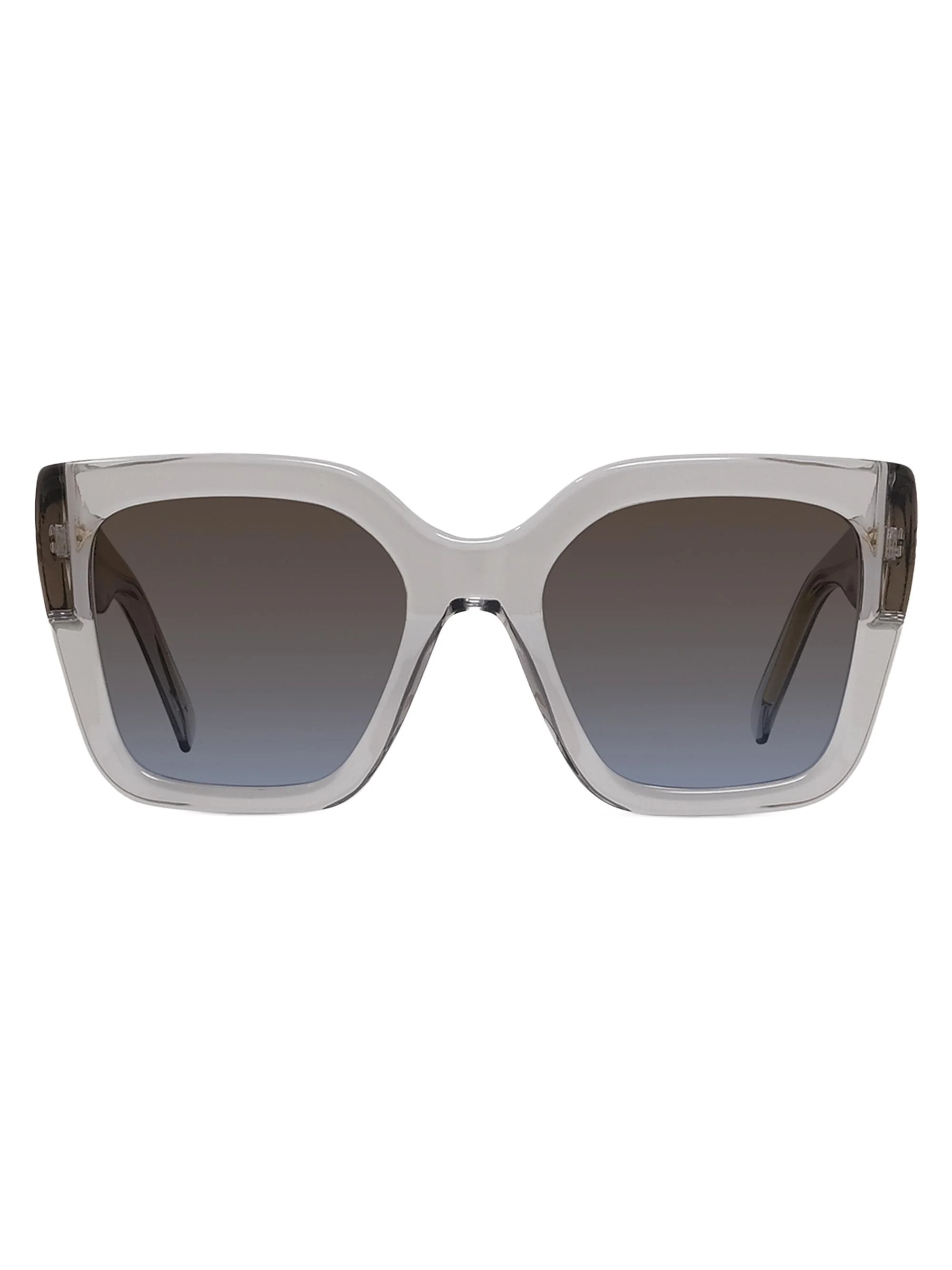 Women's Bold 53MM Square Sunglasses - Grey Blue - 1