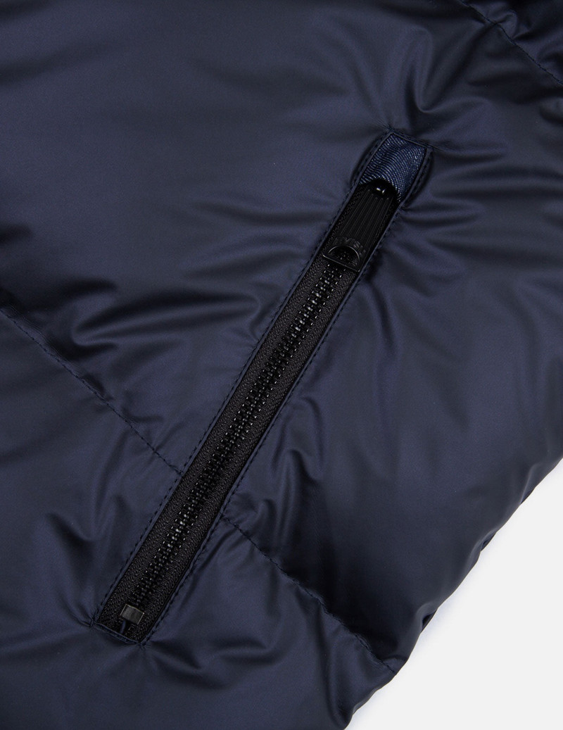 Daicock Print Fabric-mixed Down Jacket 12