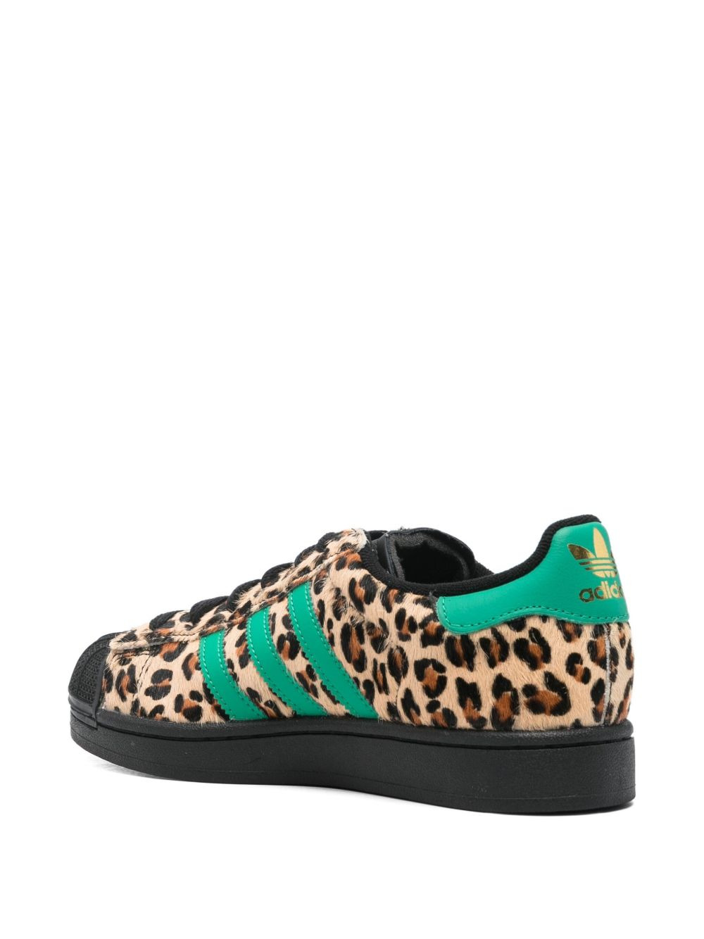Superstar leopard-print sneakers - 3