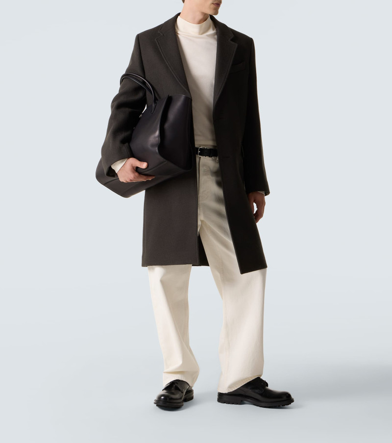 AMI Paris Single-breasted wool coat outlook