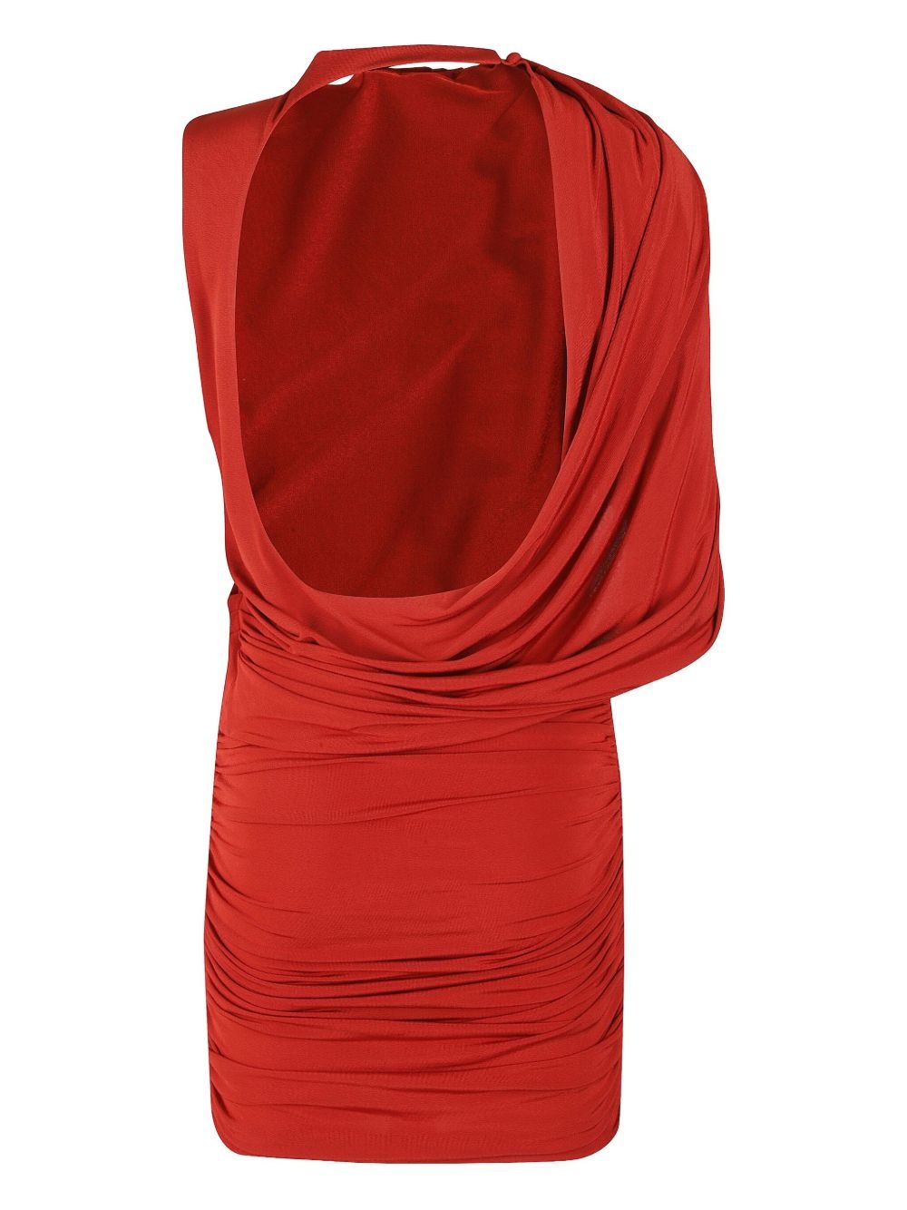 drape-detail mini dress - 2