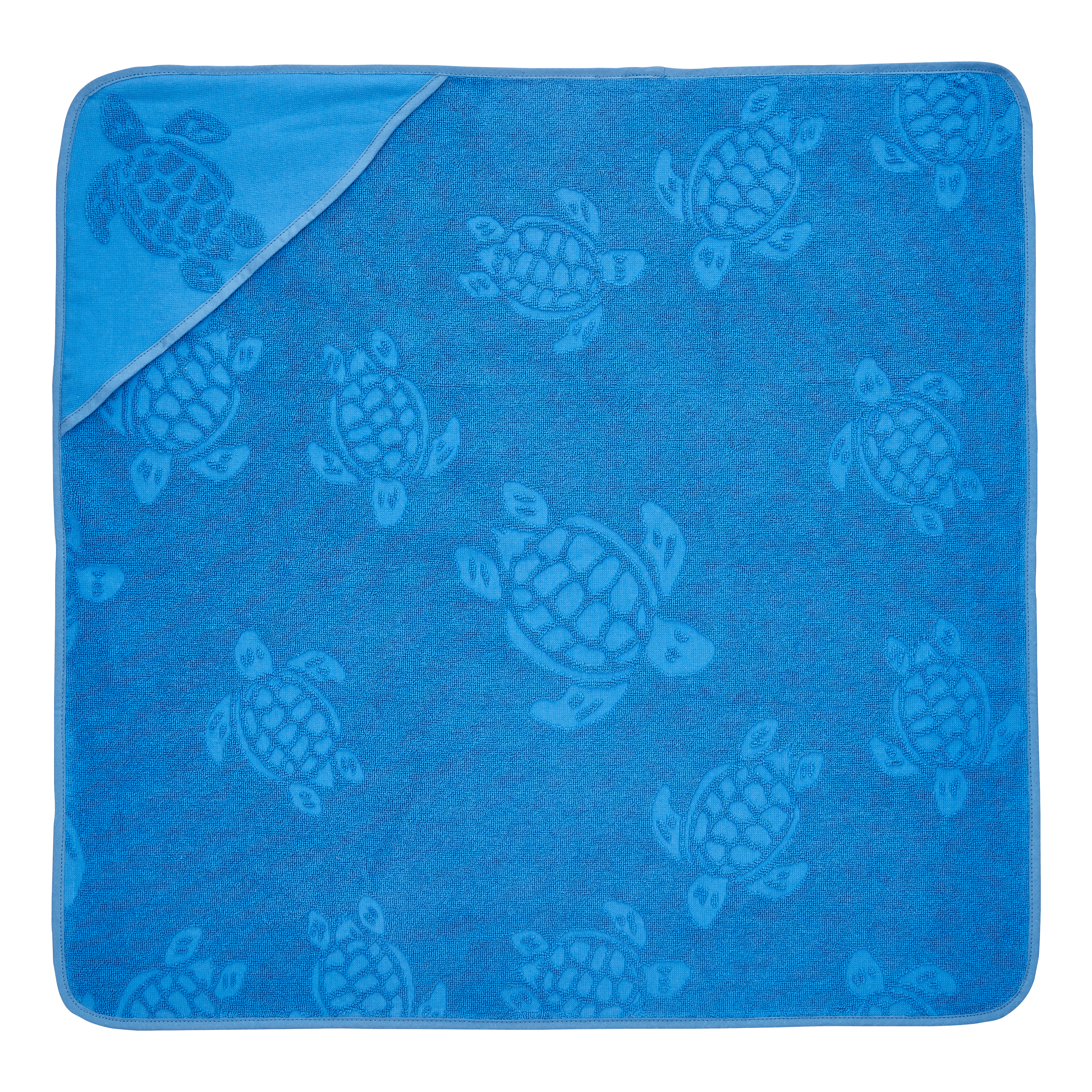 Baby Beach Towel Turtle Jacquard Solid - 1