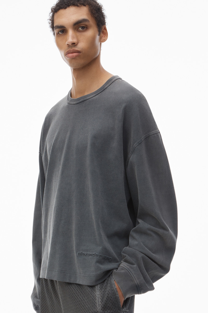 Men's Long-Sleeve Tee in Cotton Jersey 3