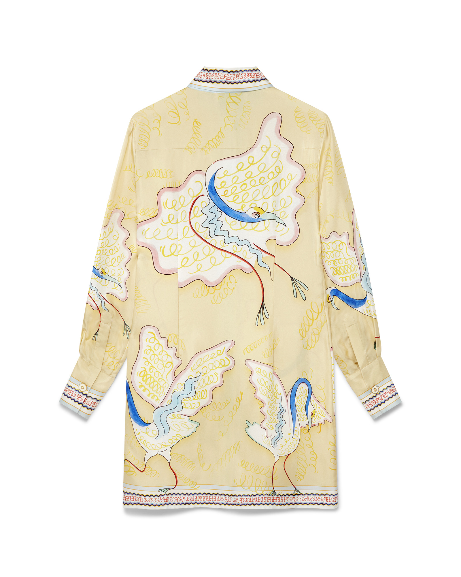 Les Cigognes Dansante Silk Dress - 2