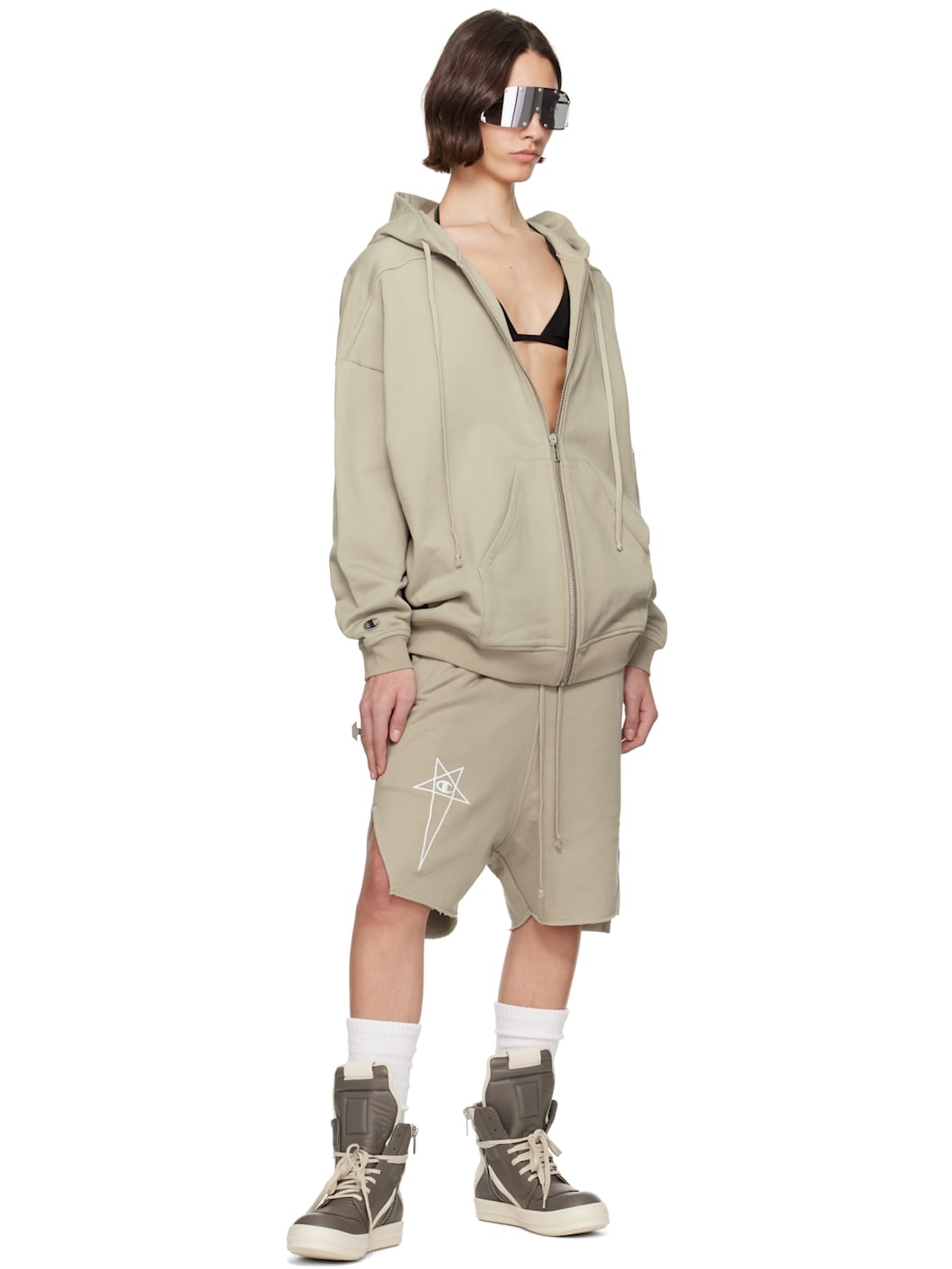 Off-White Champion Edition Beveled Pods Shorts - 5