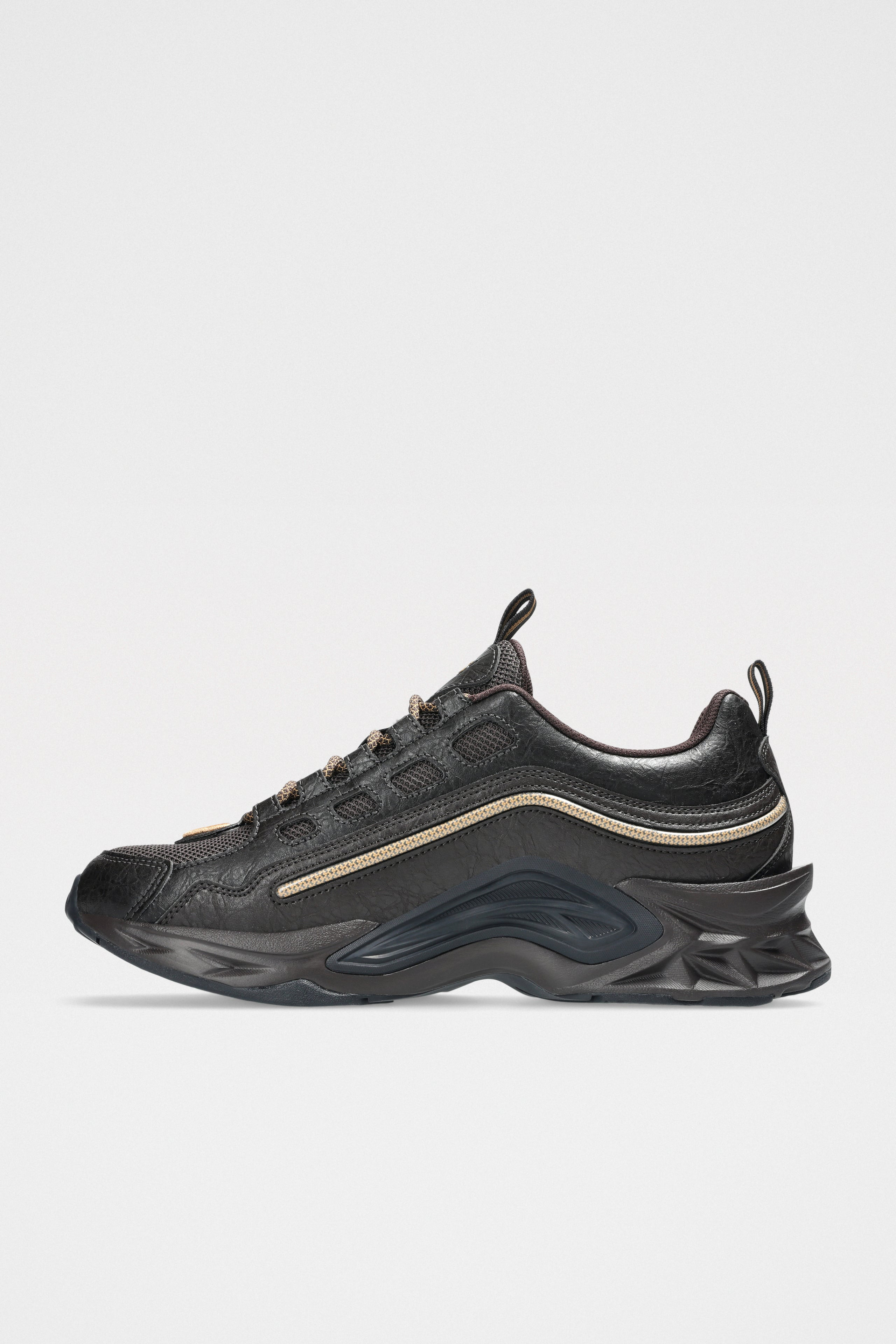 ASICS X OTTO 958 PROTOBLAST-CMLVIII DARK BROWN / PURE GOLD - 2