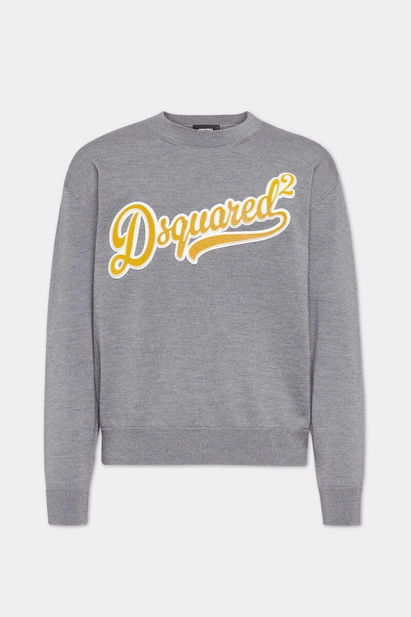 DSQUARED2 PATCH KNIT SWEATER - 1